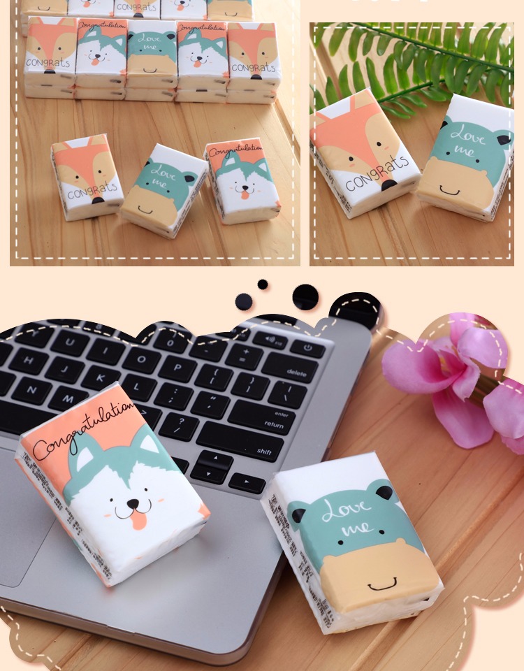 Sản phẩm giấy Khăn giấy nhỏ Khăn giấy nước ướt khăn mặt Khăn giấy không mùi 60 gói - Sản phẩm giấy / Khăn giấy ướt khăn giấy ướt bobby